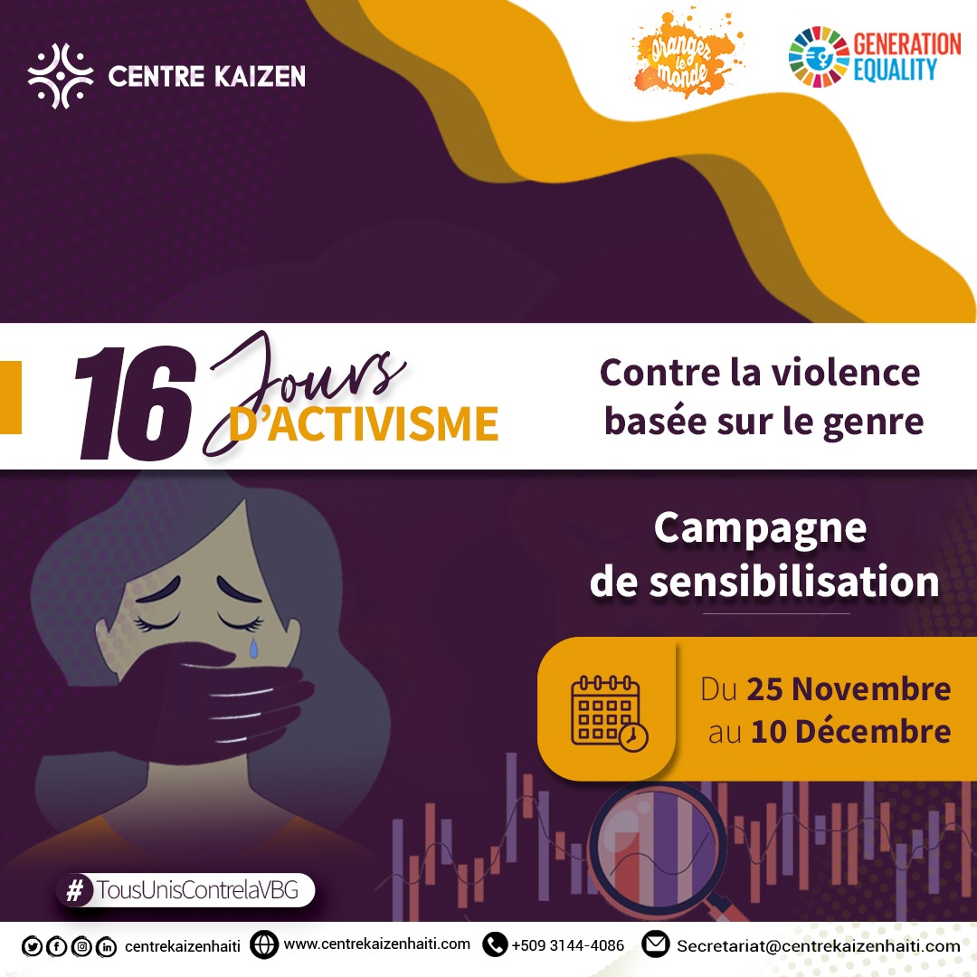 #TousUnisContreLaVBG : Campagne de sensibilisation pour l’élimination de la violence à l’égard des femmes